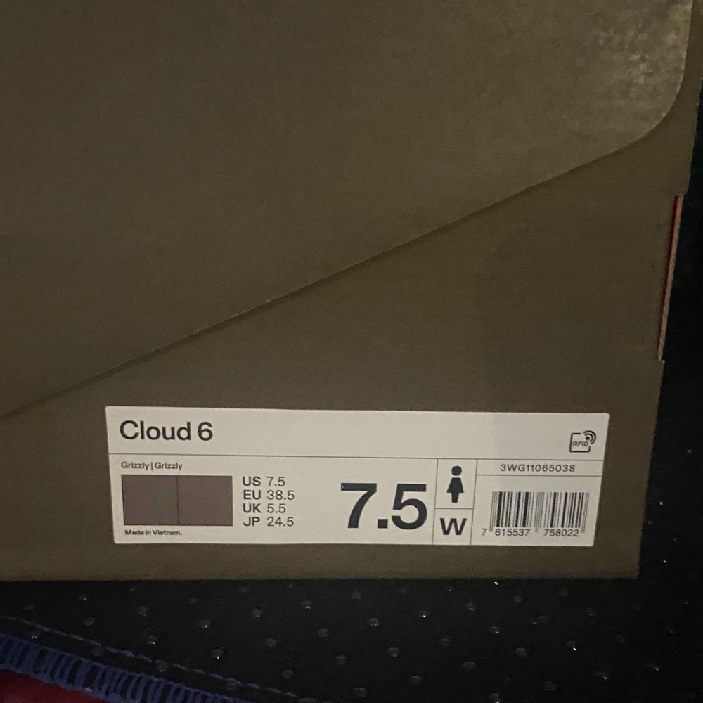 Grizzly Women's Cloud 6 Athletic Shoes - Gray